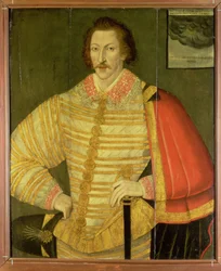 Retrato de un caballero, se cree que es Thomas Cavendish