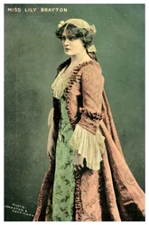 Lily Brayton, actriz británica, c1900-1919