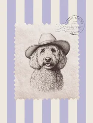 Sello de garabatos de vaqueros