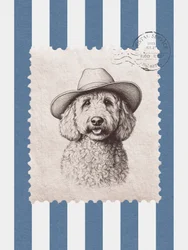 Sello «Doodle Dog Cowboy»