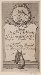 Portada "Publii Ovidii Nasonis Metamorphoses"