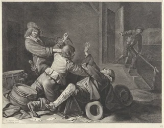 Lucha en un interior