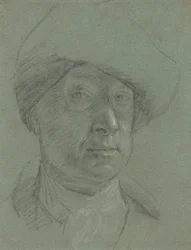 Autorretrato con sombrero de paño