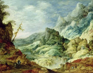 Paisaje alpino, c.1620