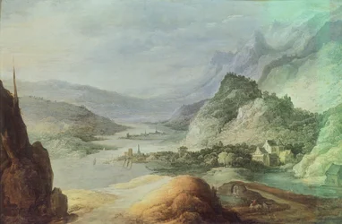 Paisaje de montañas, de Josse de Monper (1564-1635)