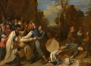 La muerte es feroz y rápida (óleo sobre lienzo)