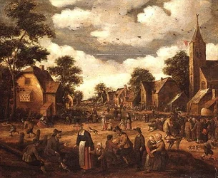 Escena de pueblo