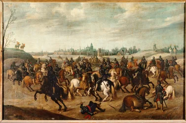 Escaramuza de caballería ante 