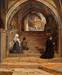 La Scala Santa del Monasterio de San Benedetto, cerca de Subiaco