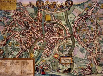 Mapa de Bamberg, de 