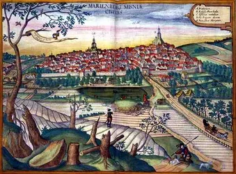 Mapa de Marienburg, de 