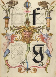 Guía para construir las letras f y g
