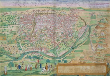 Mapa de El Cairo, de 