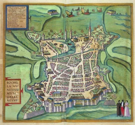 Mapa de La Rochelle, de 