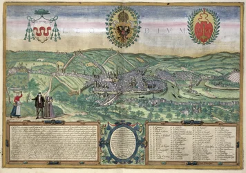 Mapa de Lieja, de 