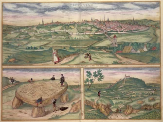 Mapa de Poitiers, de 