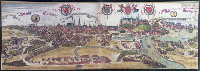 Vista de Cracovia desde el noroeste, de 