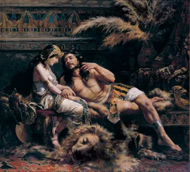 Sansón y Dalila, 1887