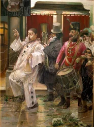 Carnaval en Sevilla,siglo XIX (óleo)
