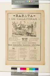 Cartel: Venta de Calaveras, c.1890