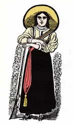 La Revolución Mexicana (1910-1920): soldadera mexicana. Xilografía de José Guadalupe Posada (1852-1913)