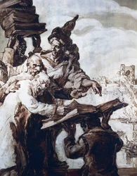 Decoración del salón de baile del Hotel Wandel de París, siglo XX (fresco)