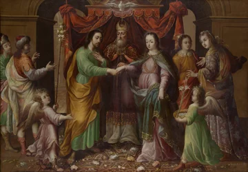 El matrimonio de la Virgen, ca. 1690