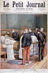 El Ministro de Guerra francés otorgando una condecoración militar, 1894