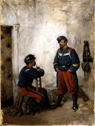 Dos soldados