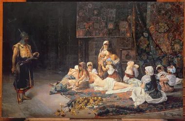 En el harén, 1884