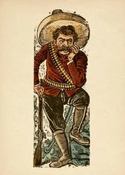 "Genovevo de la O Retrato del revolucionario Genovevo de la O (1876-1952) al mando de Emiliano Zapata (1879-1919) México 1910-1912