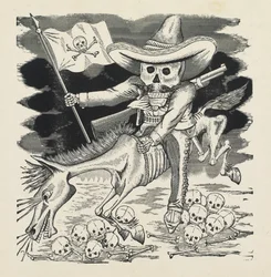 El gran cráneo de Emiliano Zapata, c.1911-16, impreso 1930