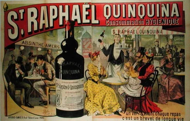 Póster publicitario del aperitivo francés 