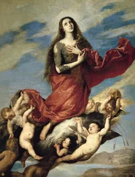María Magdalena llevada al cielo