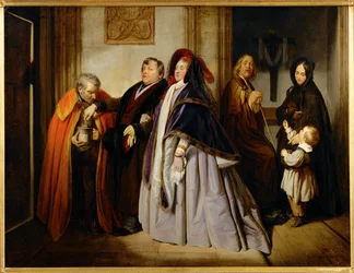 El penique de la viuda (pintura sobre lienzo)