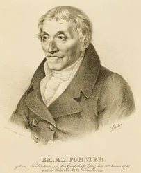 Retrato de Emanuel-Aloys Forster (1748-1823), compositor y profesor de contrapunto (litografía)