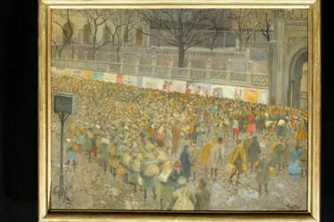 La estación del Norte el 8 nov. 1918