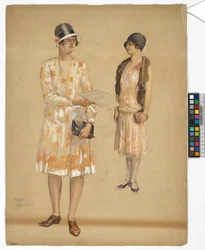 Dos estudios de Maridl, la hija del artista