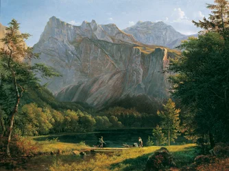 El Langbathsee trasero