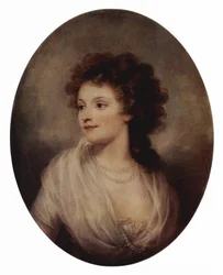 Retrato de Charlotte Bach Mannteufel
