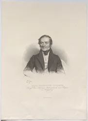 Karl Friedrich Burdach; consejero de corte y médico real prusiano y profesor en Königsberg