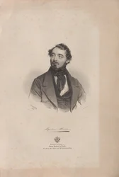 Retrato del cantante de ópera Napoleone Moriani 1808-1878, 1840