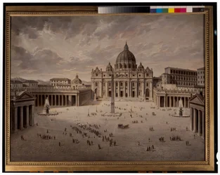 Plaza de San Pedro y vista del Foro de Roma