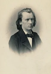 Retrato del compositor Johannes Brahms