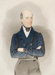 Retrato del archiduque Juan de Austria (1782-1859) (acuarela sobre papel)