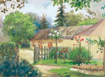 vista al jardín