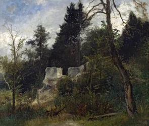 paisaje con ruinas
