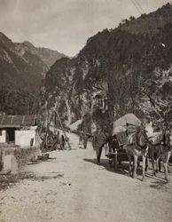 Álbum "Meine weltkriegs - Erinnerungen South-West Front (Carintia, Italia, Tirol del Sur) 31/03/1915-12/11/1918 - Josef Zohles Wien": vagón militar