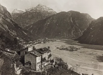 Álbum "Meine weltkriegs - Erinnerungen South-West Front (Carintia, Italia, Tirol del Sur) 31/03/1915-12/11/1918 - Josef Zohles Wien": vista de Chiusaforte