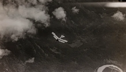 Un avión austriaco sobrevuela